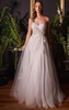 ONE SHOULDER A-LINE BRIDAL GOWN BY DEVINE