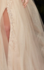 DIVINE STRAPLESS LAYERED LACE TULLE GOWN CD997 CHAMPAGNE