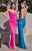 DIVINE RUCHED FITTED GOWN BD7042